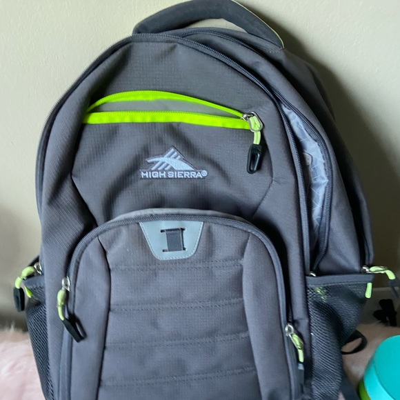 high sierra gray backpack